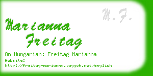 marianna freitag business card